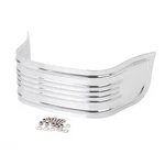 Chrome Ribbed Front Fender Skirt For Harley Touring Road King Classic. Fixed Price $35.98.