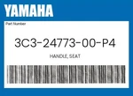 Yamaha Genuine Handle, Seat 3C3-24773-00-P4. Fixed Price $392.26.