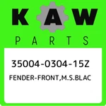 35004-0304-15Z Kawasaki Fender-front,m.s.black 35004030415Z, New Genuine Oem Par. Fixed Price $182.08.