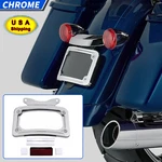 Motorcycle Rear Fender License Plate Frame Bracket For Harley Road Glide King Us. Fixed Price $49.53.
