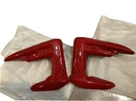 Triumph Motorcycles - Radiator Cowl Kit Dial Red A9708114CW. Fixed Price $110.00.