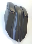 97-08 Harley Davidson 6" Back / Fender 14" Touring Saddlebag. Fixed Price $1295.00.