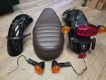 Oem Triumph Seat, Front And Rear Fender With Turn Signals (2024 Bonneville T120). Fixed Price $500.00.
