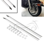 Silver Front Fender Spear Trim For Harley Softail Standard Efi Fxsti Fxstc. Fixed Price $25.98.