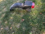 1978 Suzuki Rear Fender Cover Plastic Taillight Inner. Fixed Price $125.00.