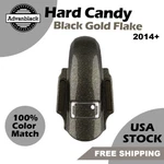 Hard Candy Black Gold Flake Dominator Stretched Rear Fender Fits Harley Touring. Fixed Price $1049.00.