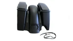 Matte Black 2 Cvo Extended Rear Fender W/ Saddlebags 4 Harley Touring 09-13. Fixed Price $799.00.
