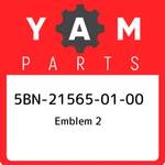5BN-21565-01-00 Yamaha Emblem 5BN215650100, New Genuine Oem Part. Fixed Price $36.71.