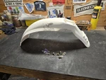 1987 Yamaha TT350 Oem Used Front Fender With Hardware 86. Fixed Price $75.00.