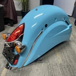21 Indian Roadmaster Rear Fender, Antenna, Taillight Assembly Turquoise *nice. Fixed Price $595.00.