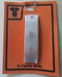V-twin 31-1346 Front Fender Zinc Trim Bumper Bracket Harley Davidson 91090-77A. Fixed Price $16.99.