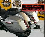 2023-25 Oem Harley Cvo Touring Rear Fender Tail Lights License Plate Mount. Fixed Price $799.95.