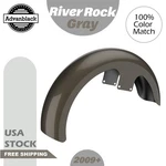 River Rock Gray 21" Reveal Wrapper Hugger Front Fender Fits Harley Touring 09+. Fixed Price $649.00.