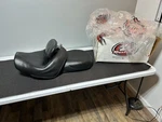 Mustang 79571 Wide Touring Two-piece Seat With Driver Backrest, Vintage. Fixed Price $699.99.