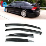 Window Vent Visor For Honda Civic 4 Door Sedan 2006-2011 Mugen Style Rain Guard. Fixed Price $21.55.