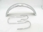 Front Chrome Mudguard With Stays For Triumph T-140 Bonneville. Fixed Price $169.99.