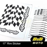 White A1 17" Wheel Rim Stickers Stripes For Suzuki SV650 99-20 00 01. Fixed Price $27.94.