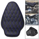Black Front Driver Solo Seat W/blue Line For Harley Night Train Softail Fxstc Us. Fixed Price $188.98.