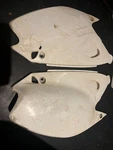 1999-2003 Kawasaki KX125 Rear Side Fender Plastics 36001-1627-6F. Fixed Price $50.00.