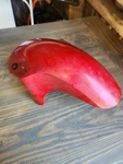 2006 Kawasaki Ex 250 Ninja Red Front Fender 35001-1130-G2. Fixed Price $60.00.