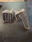 2003 Tomos MC36 Pitbike Radiator Shrouds Plastics Left Right Set With Hardware. Fixed Price $30.00.