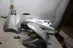 99-02 Buell X1 Lightning Paint Set Chin Fairing Windshield Fender Tank Cover. Fixed Price $500.00.