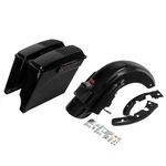 Stretched Saddlebags Speaker Lids & Rear Fender Fit For Harley Touring 2009-2013. Fixed Price $499.80.