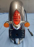 New Take Off Oem Indian Motorcycle Rear Fender, Gray Cloud Metallic- 1019209-692. Fixed Price $499.00.