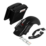 5" Stretched Saddlebags & Rear Fender Fit For Harley Touring Road King 09-13 Us. Fixed Price $429.99.