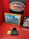 23-25 Harley Road Glide Street Rear Fender License Plate Bracket Light. Fixed Price $225.00.