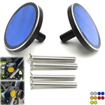 Universal Blue Motorcycle Front Fender Reflector Frame Slider Screw Bolt For Spo. Fixed Price $24.94.