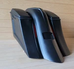 7/14" Harley Davidson Gangsta Saddlebags/led Fender & Lids Touring Bikes 09-2013. Fixed Price $1200.00.
