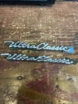 1967-1997 Harley Davidson Ultra Classic Front Fender Nameplate Trim Emblem. Fixed Price $59.99.