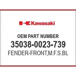 Kawasaki Fender-front,m.f.s.bl 35038-0023-739 Oem New. Fixed Price $203.83.