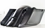 Harley Davidson 6 Angle Cut Stretched Saddlebags & Fender 4 Touring Bagger Flh. Fixed Price $1199.00.