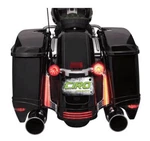 Ciro Filler Panel Led Lights Fits '06-'09 Street Glide Flhx, Chrome Finish 40026. Fixed Price $329.99.