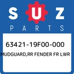 63421-19F00-000 Suzuki Mudguard,rr Fender Fr Lwr 6342119F00000, New Genuine Oem. Fixed Price $25.35.