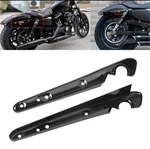 Gloss Black Rear Fender Strut Covers For Harley Sportster Xl 883 1200 2004-LATER. Fixed Price $50.00.