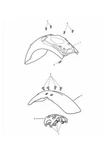 Triumph Mudguard Rear T2309419-PR. Fixed Price $549.99.