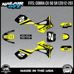 Graphics Kit For Cobra CX-50 Sr (2012-2020) CX50 Lightning-yellow. Fixed Price $65.99.