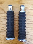 Harley Foot Pegs With Chrome End Caps. Fixed Price $19.96.