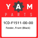 1CD-F1511-00-00 Yamaha Fender, Front (black) 1CDF15110000, New Genuine Oem Part. Fixed Price $41.61.