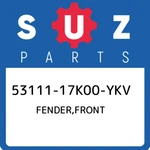53111-17K00-YKV Suzuki Fender,front 5311117K00YKV, New Genuine Oem Part. Fixed Price $164.03.