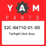 32C-84710-01-00 Yamaha Taillight Unit Assy 32C847100100, New Genuine Oem Part. Fixed Price $214.45.