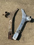 Honda Dream 305 CA77E Left Right Pair Of Luggage Fender Supports. Fixed Price $19.85.