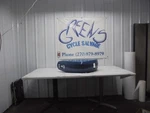 22 Indian Scout Oem Rear Back Blue Wheel Fender Mud Guard. Fixed Price $260.00.