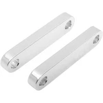 Hugger Front Fender Mounting Blocks For 21" Wheels Chrome KW05-02-0102-C. Fixed Price $94.67.