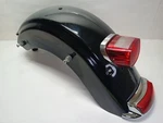 Harley-davidson 2012 Electra Glide Rear Fender Vivid Black & Silver Pinstripe. Fixed Price $269.00.