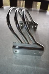 Oem Harley Davidson Chrome Triple Rail Rear Fender Trim Pn 91019 - 92. Fixed Price $165.00.