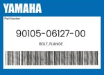 Yamaha Genuine Bolt, Flange 90105-06127-00. Fixed Price $11.24.